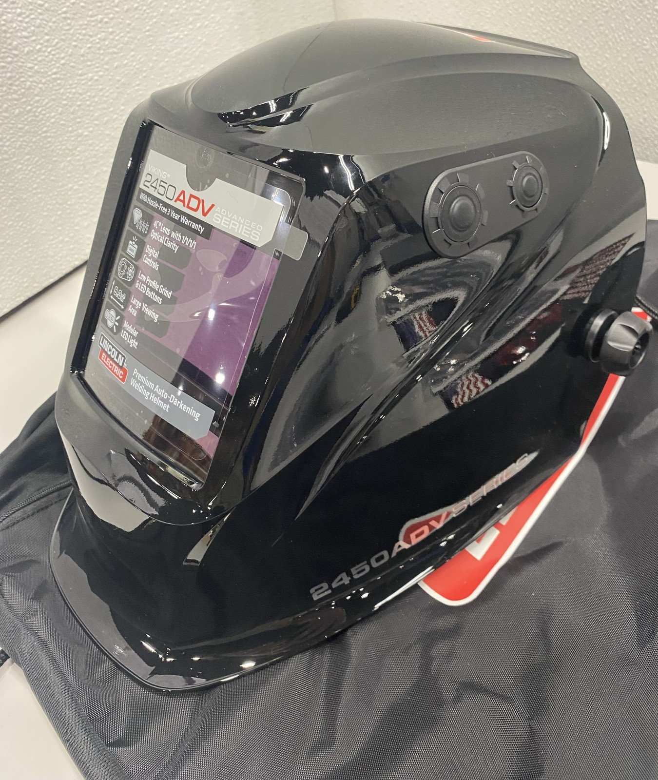 Lincoln Electric Viking 2450 ADV Series Black Welding Helmet With LED – K3028-5