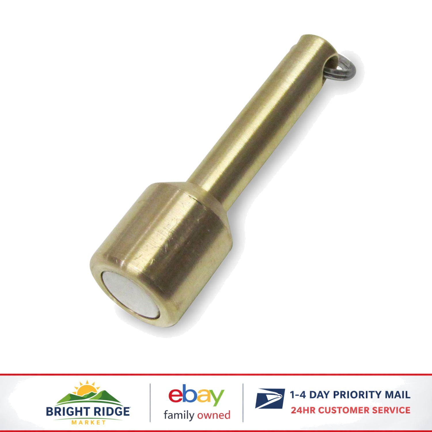 18 Pound Pull Strength Jewelry Magnet for Gold and Silver Identification