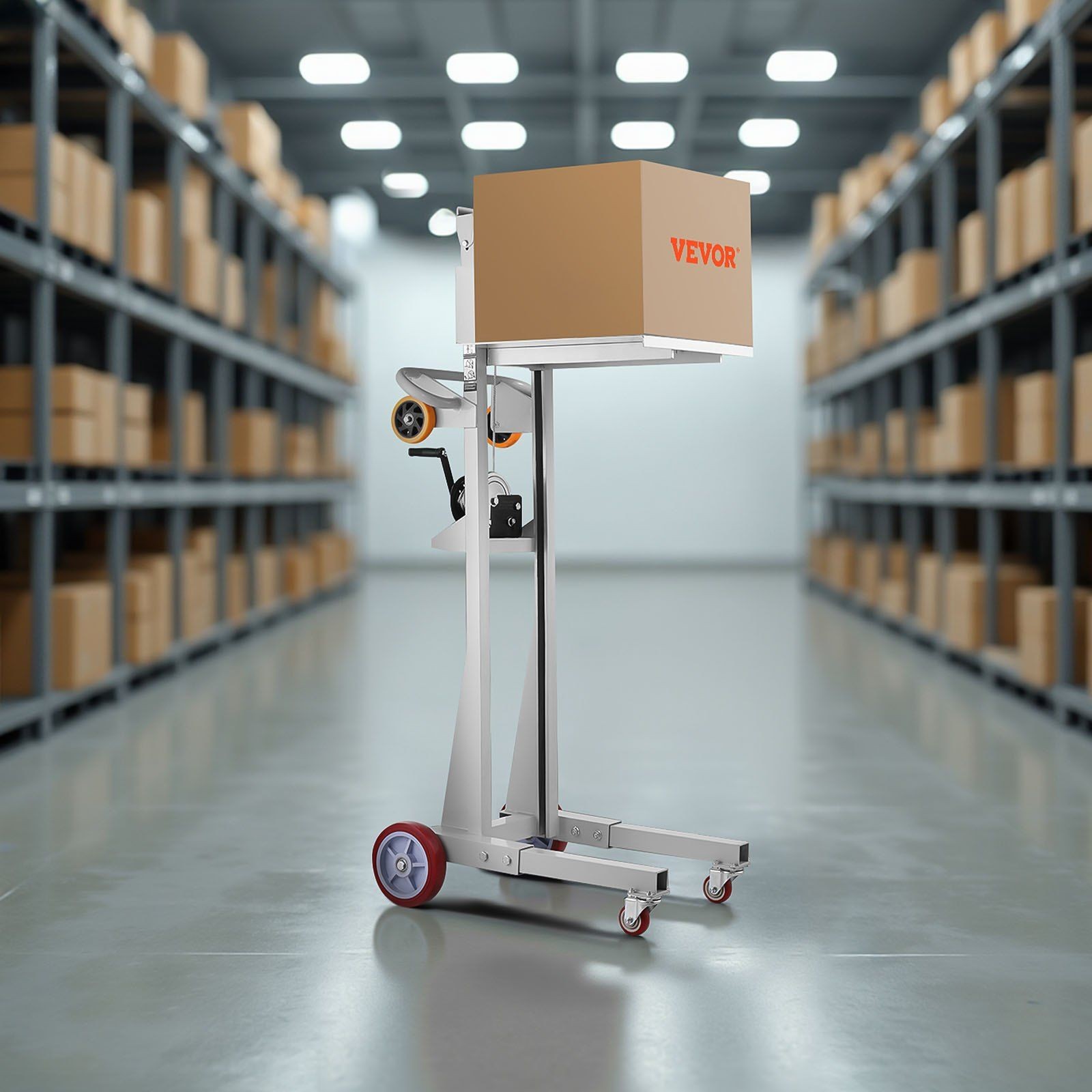 Functional Manual Lift Equipment with 400lb Rating and 6.7-51.2in Travel