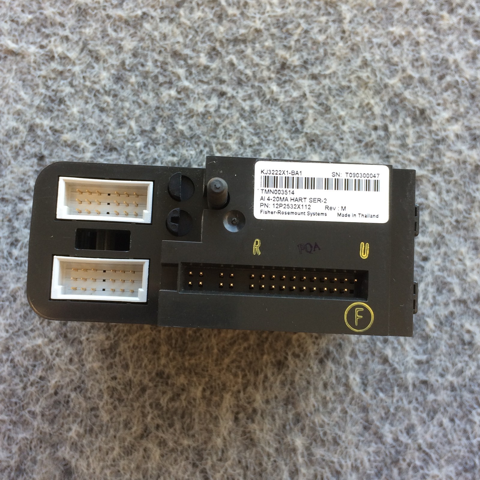 EMERSON DELTAV KJ3222X1-BA1 AI CARD 8 CHANNELS 4-20 MA HART SERIES 2 KJ3222X1BA1
