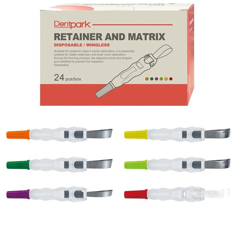 24pcs Dental Pro Matrix Bands Adjust Molar/Premolar Restoration Matrices Bands