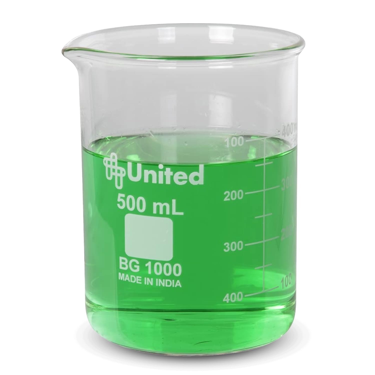 United Scientific Borosilicate Glass Beaker 1000ml Autoclavable