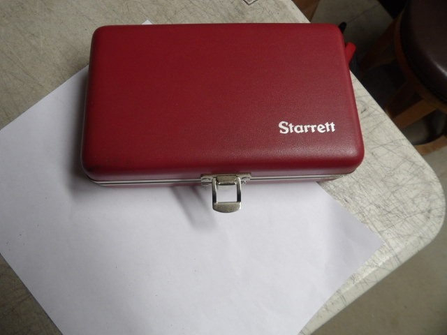 STARRETT # 384 4- Pair Steel Parallel Set in Red Padded Case NEW Free S&H