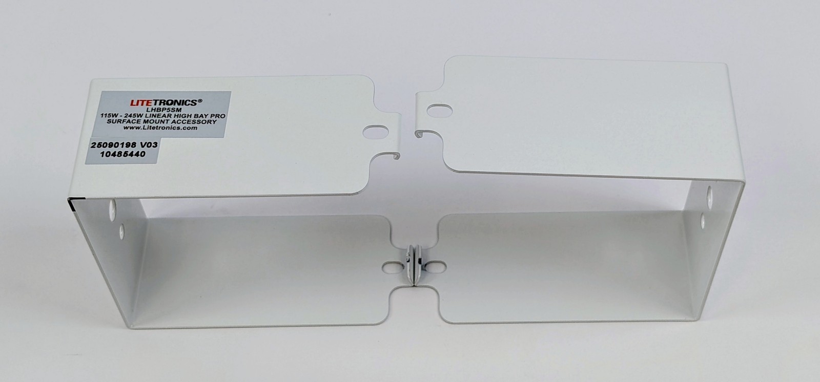 Litetronics LHBPA5SM LED Linear High Bay PRO Surface Mount Bracket Kit Set of 5