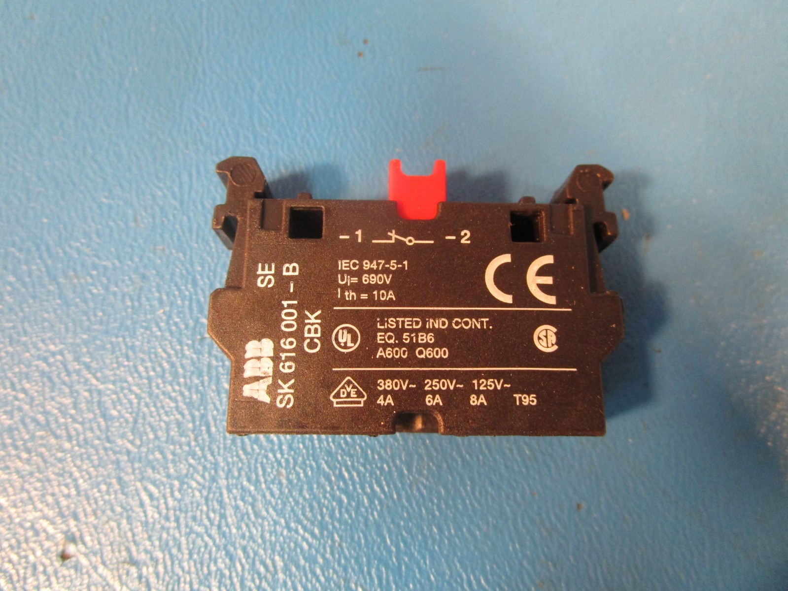 ABB SK-616-001-B, Cutler Hammer CRAA Auxiliary Contact, 1NC 4P AUX CONTACT KIT