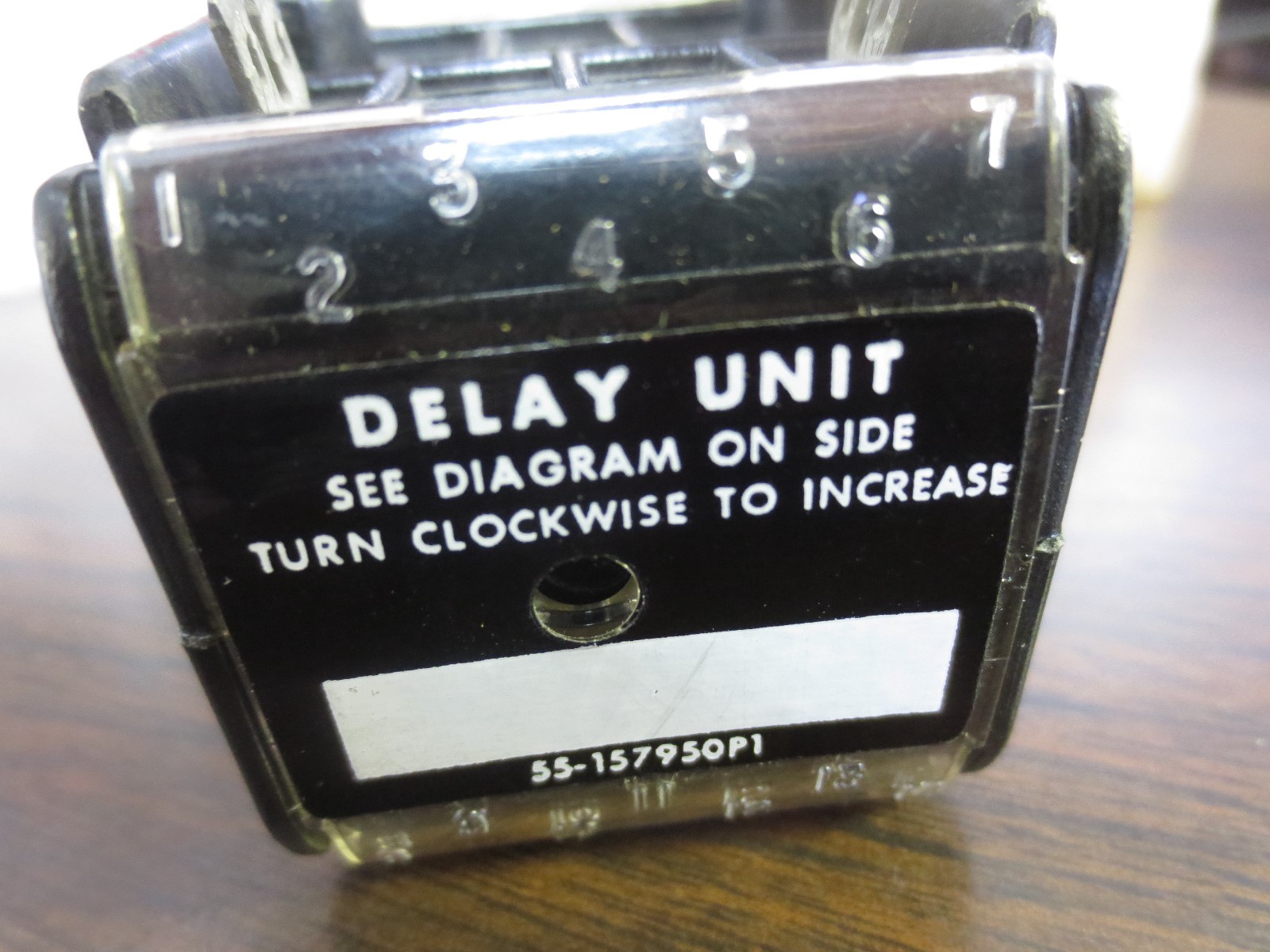GENERAL ELECTRIC CR120KT00348AA RELAY / TIME DELAY UNIT 24VDC 0.3 – 15 SECONDS
