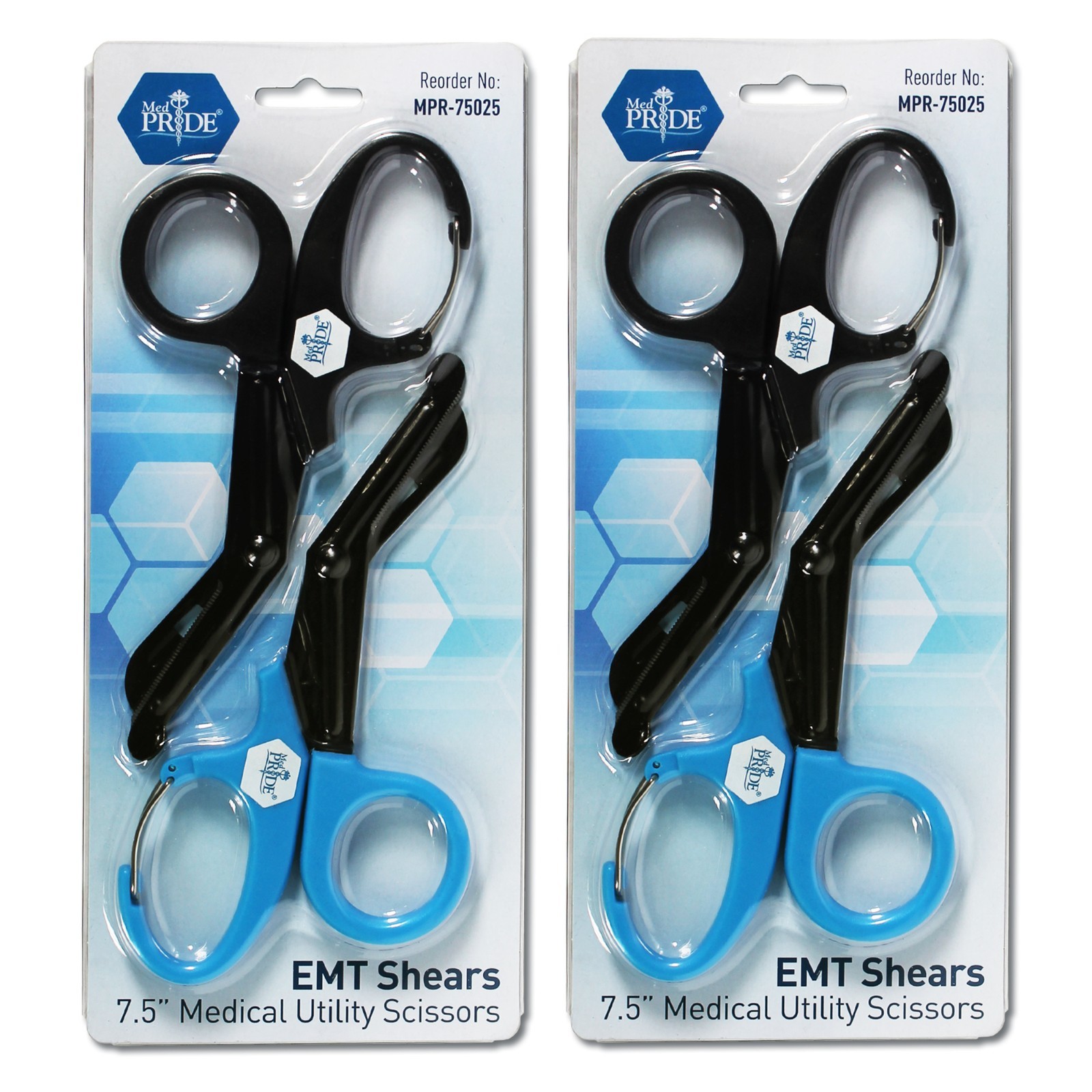MED PRIDE EMT Trauma Shears 7.5″ Paramedic Medical Utility Scissors Bandage 4ct