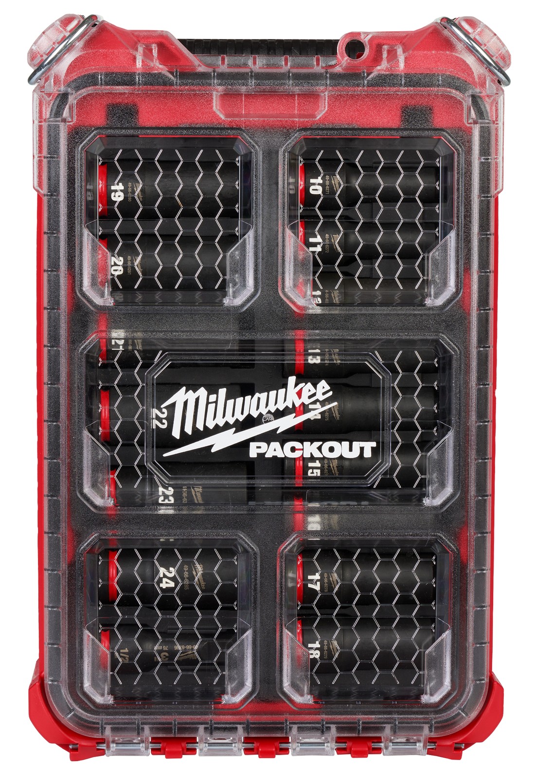 Milwaukee Tool 49-66-6803 16Pc SHOCKWAVE Impact Duty Socket 1/2” Drive 16Pc mm