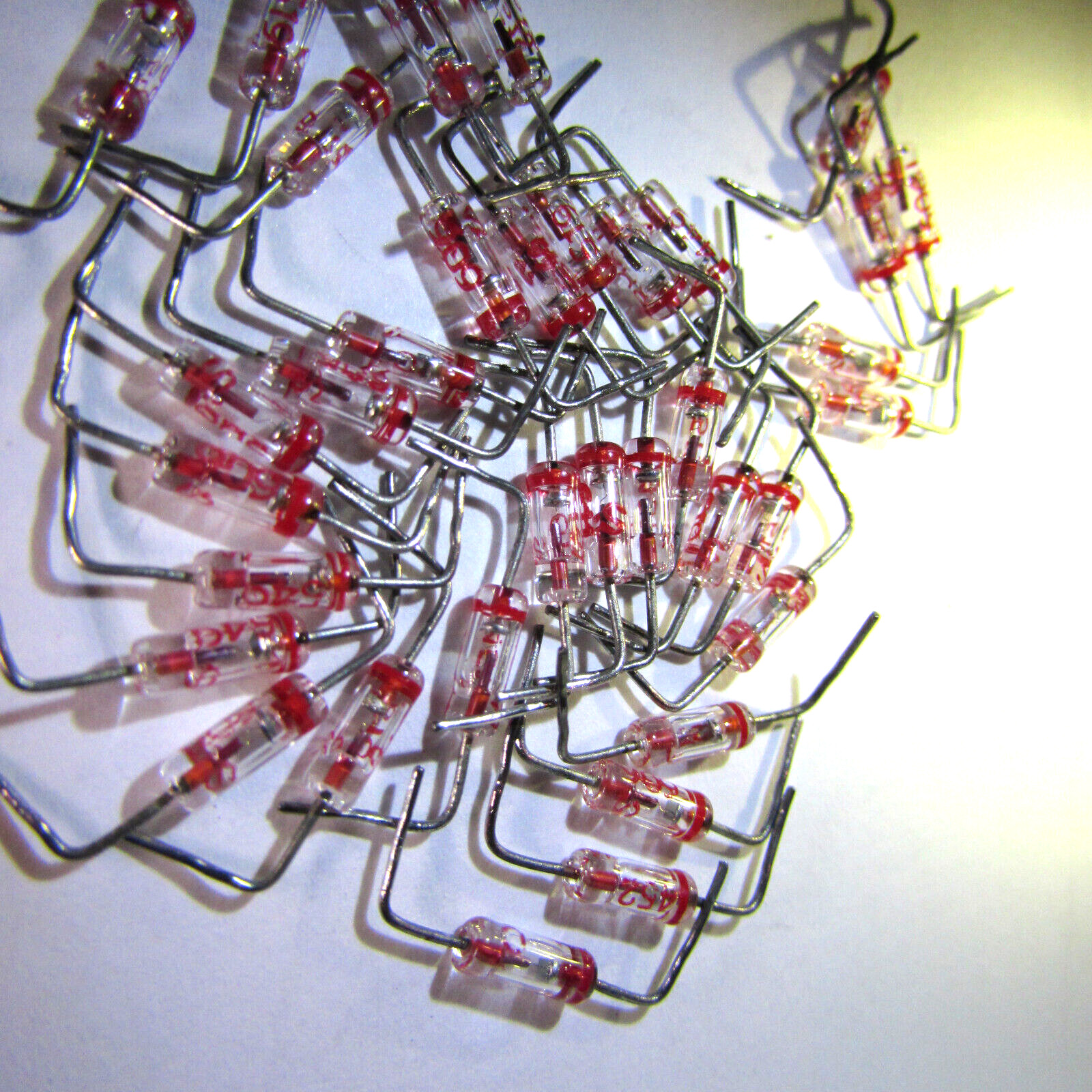 Germanium GOLD BONDED Diode Similar 1N34 ITT BKC SERIALIZED Formed DO-7, 1 PIECE