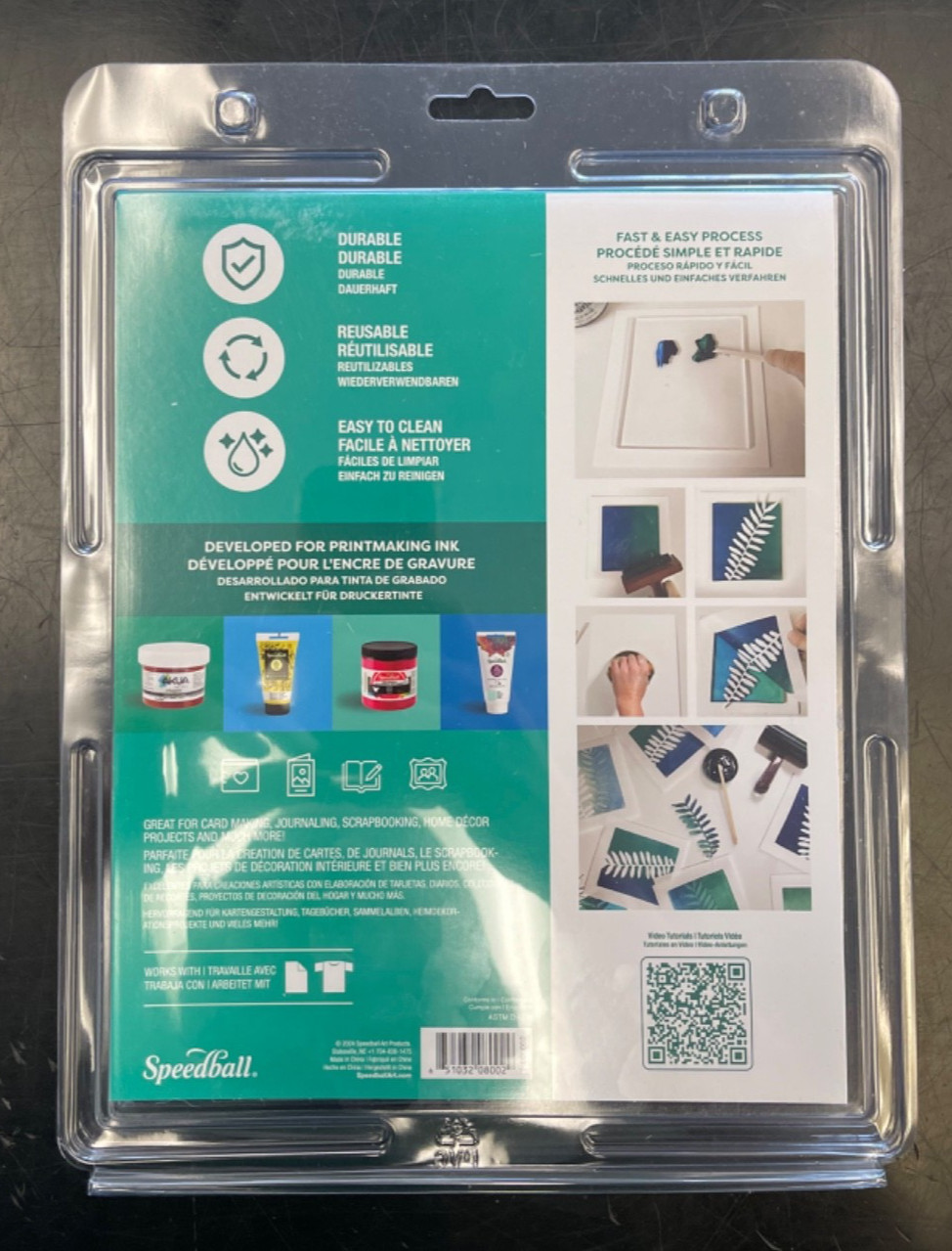Speedball Art Products SB8002 Speedball Gel Printing Plate 8 x 10 Inch
