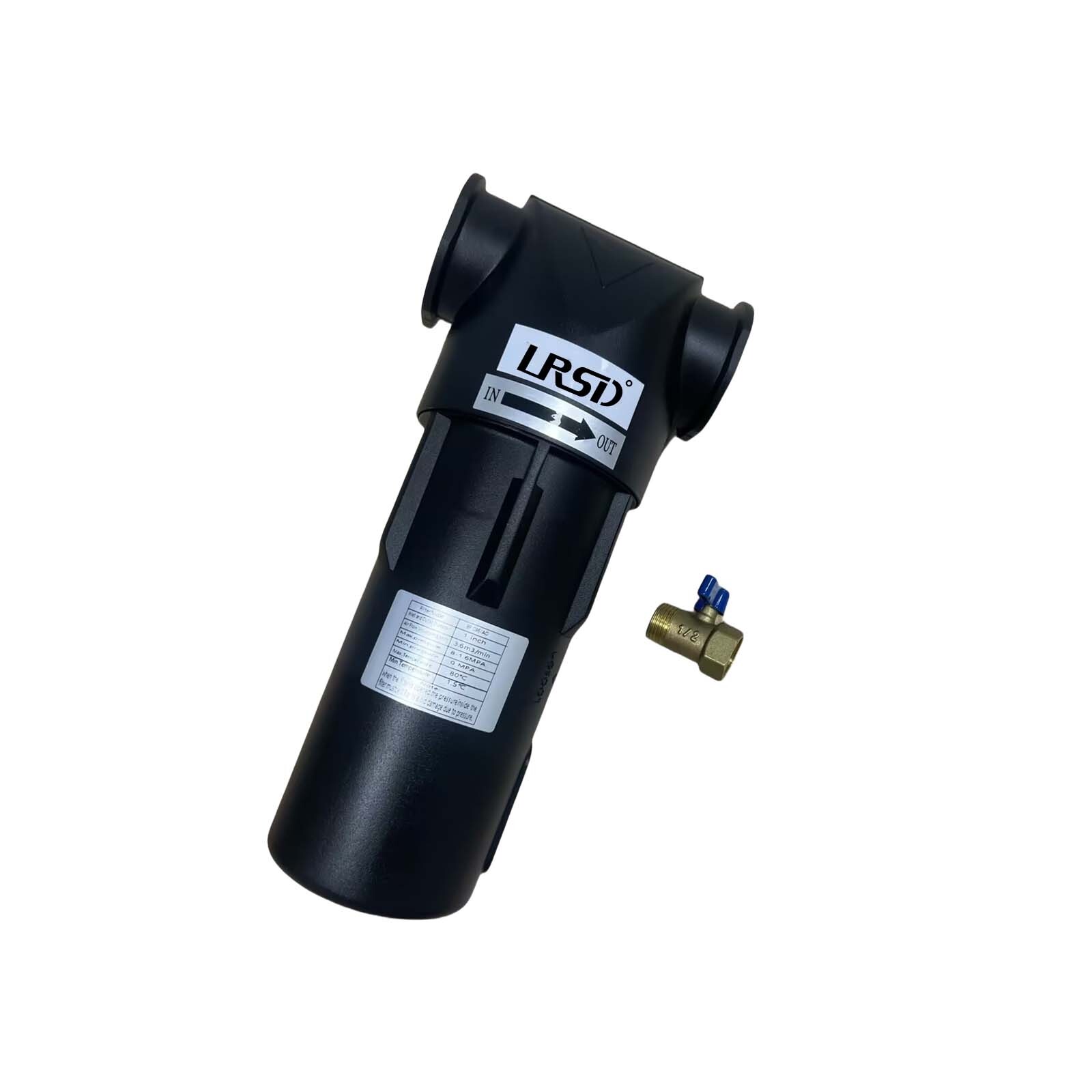 124cfm Particulate Filter Air Drying System For 25-30HP Air Compressor RC1-1/2″