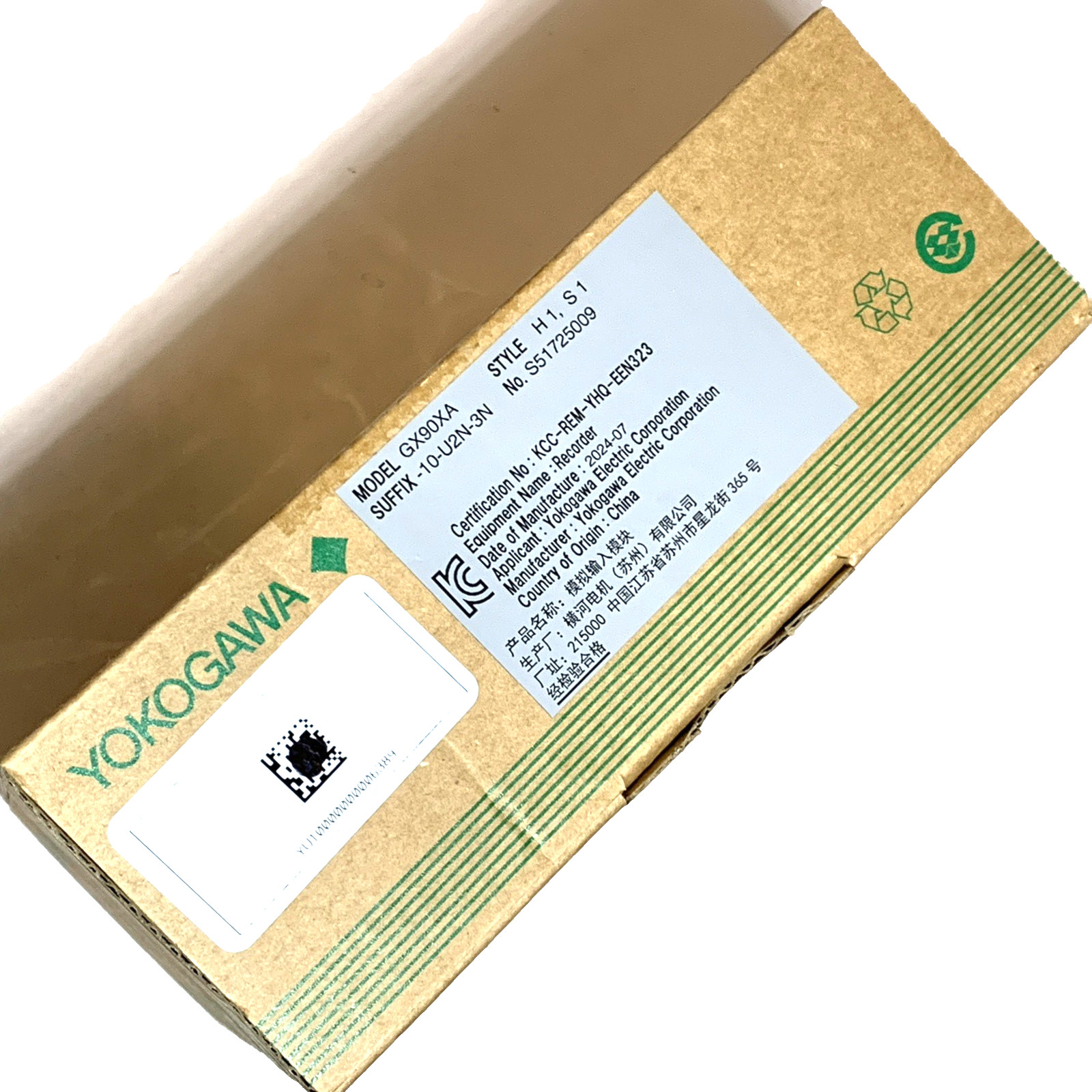 YOKOGAWA GX90XA ANALOG INPUT MODULE GX90XA-10-U2N-3N