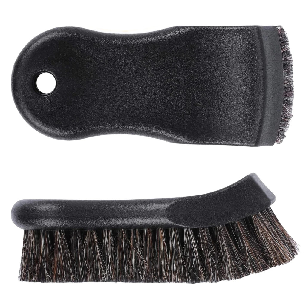 1 pc Horsehair Leather Cleaning Brush Car Interior Detailing Tool