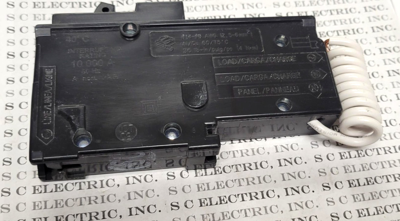 SQUARE D HOM115CAFI ARC-D-TECT CIRCUIT BREAKER AND COMBO ARC-FAULT INTERRUPTER