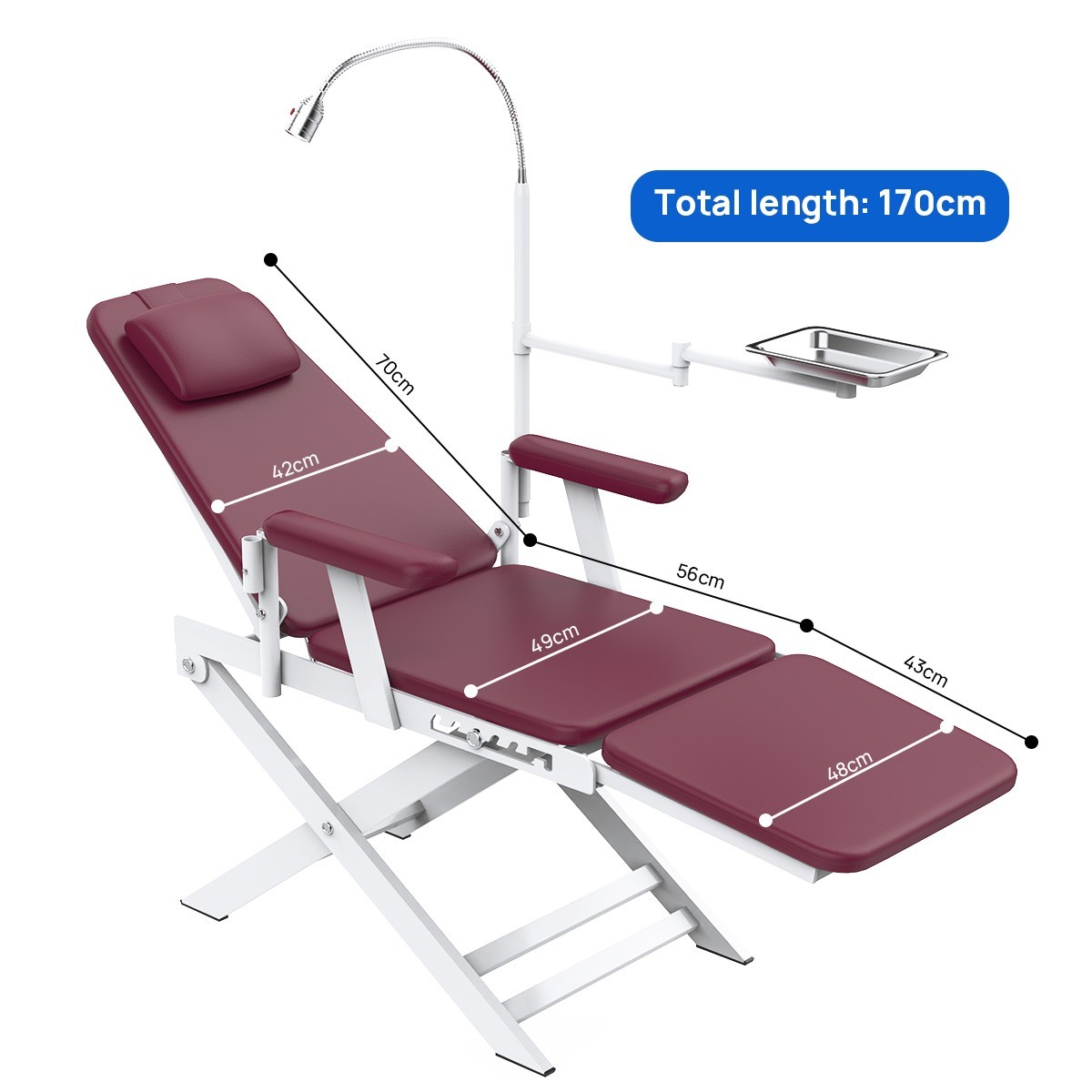 Portatile Dental unidad móvil de entrega de succión compresor de aire 4H/Silla