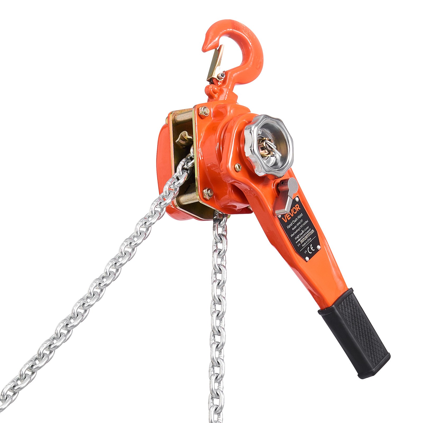VEVOR Manual Lever Chain Hoist 3/4T 1650lbs 10ft Lift Alloy Steel for Warehouse