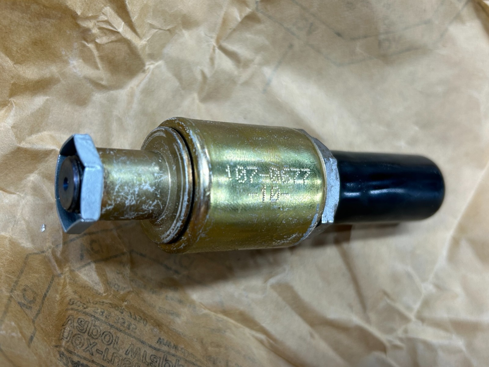 CAT Genuine OEM 107-0677 3/4″ Pressure Control Solenoid Valve New