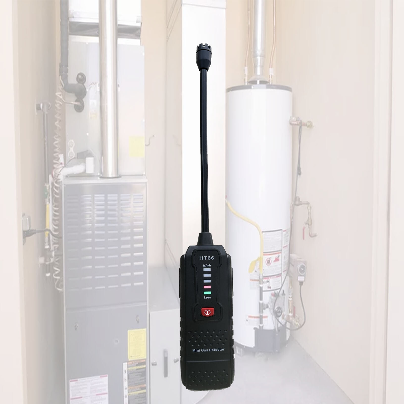 Handheld Combustible Gas Leak Detector Sniffer Methane LPG LNG Sewer Gas Tester