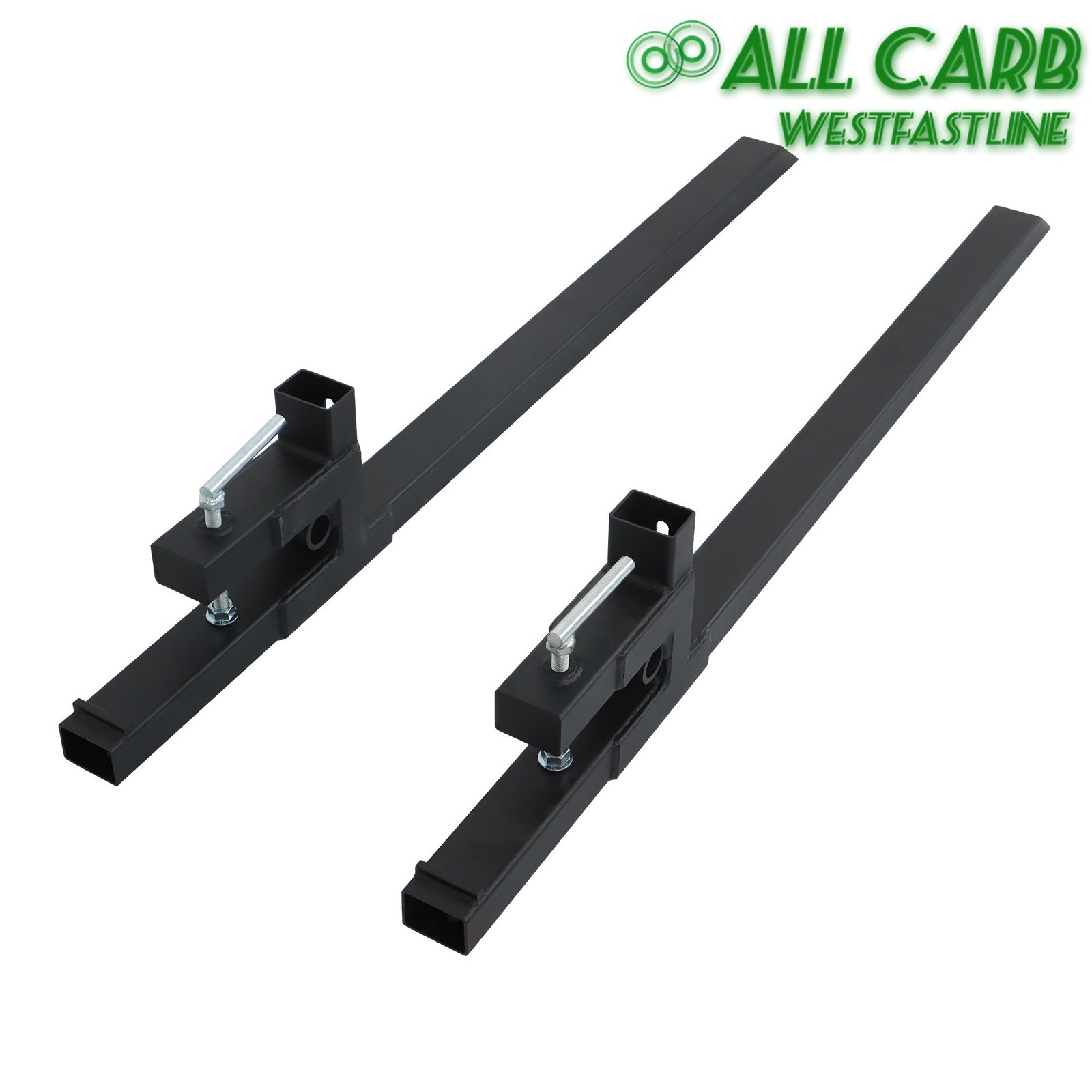 For Tractor Bucket Loader Tractor Skid Steer Clamp on Pallet Forks 60″ 2000 lbs