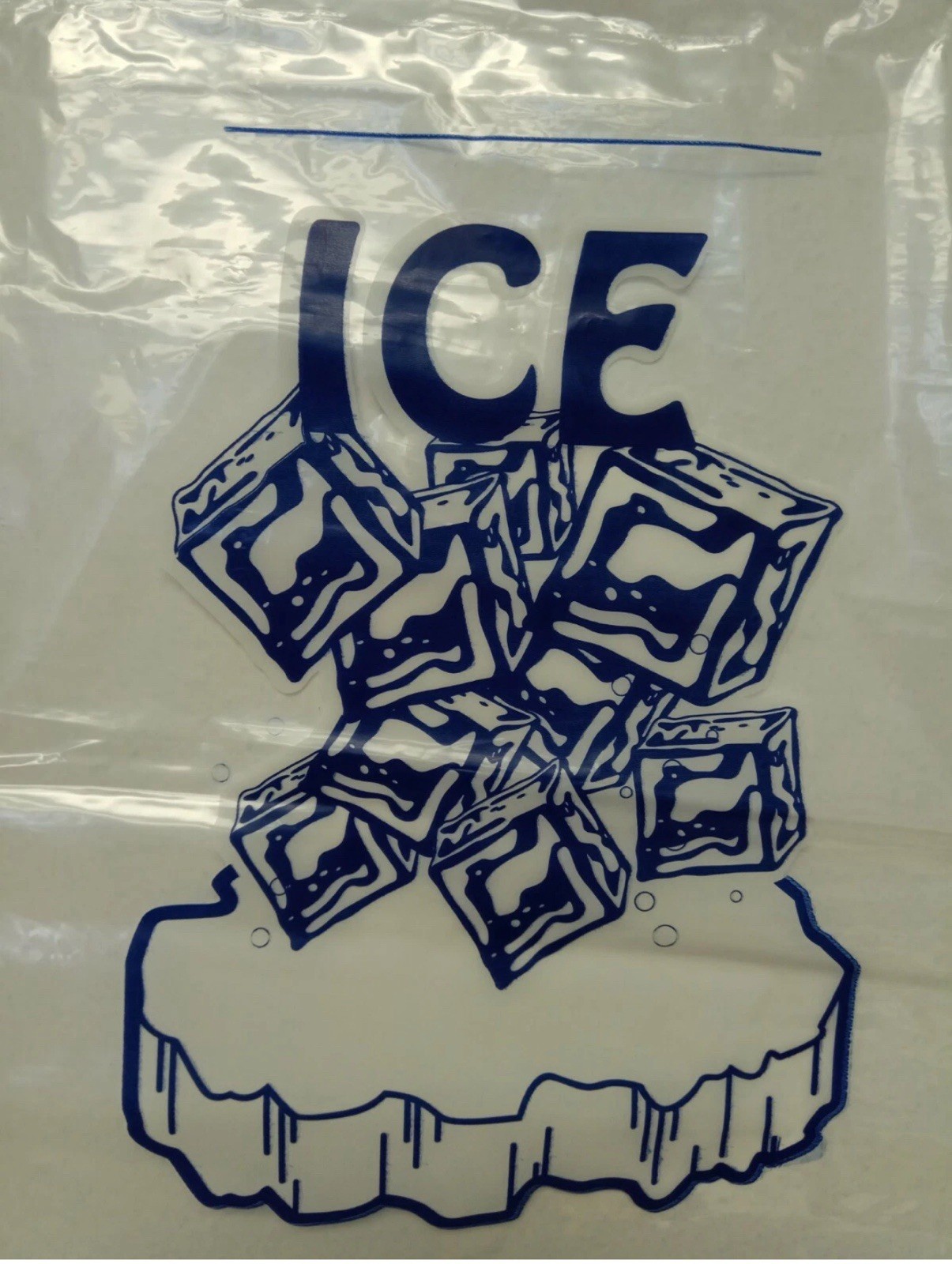 10 LB LBS Ice Bag Bags w/ Drawstring COMMERCIAL Choose Your Quantities FREE SHIP