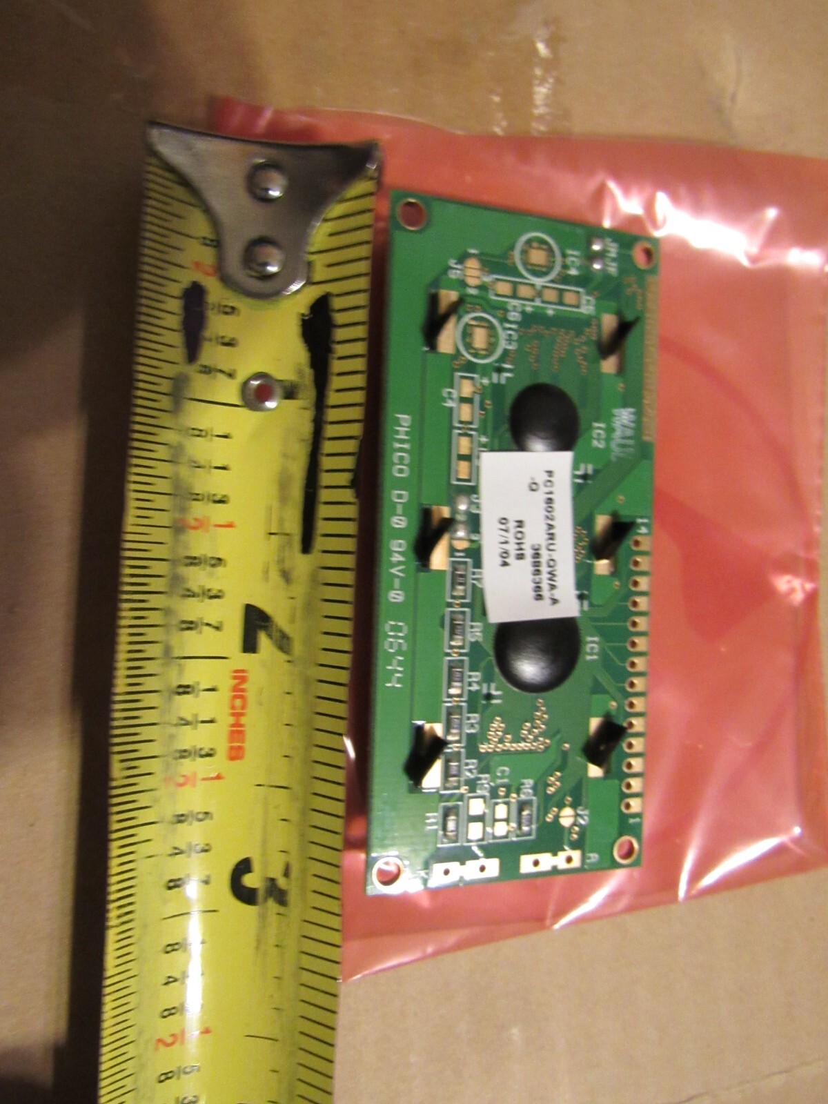 box 45 LCD display PC 1602-Q HD44780 driver new by WBU IC2