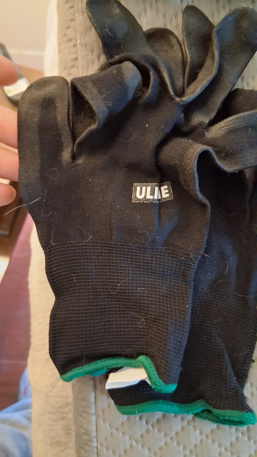 Eight random pair of gloves