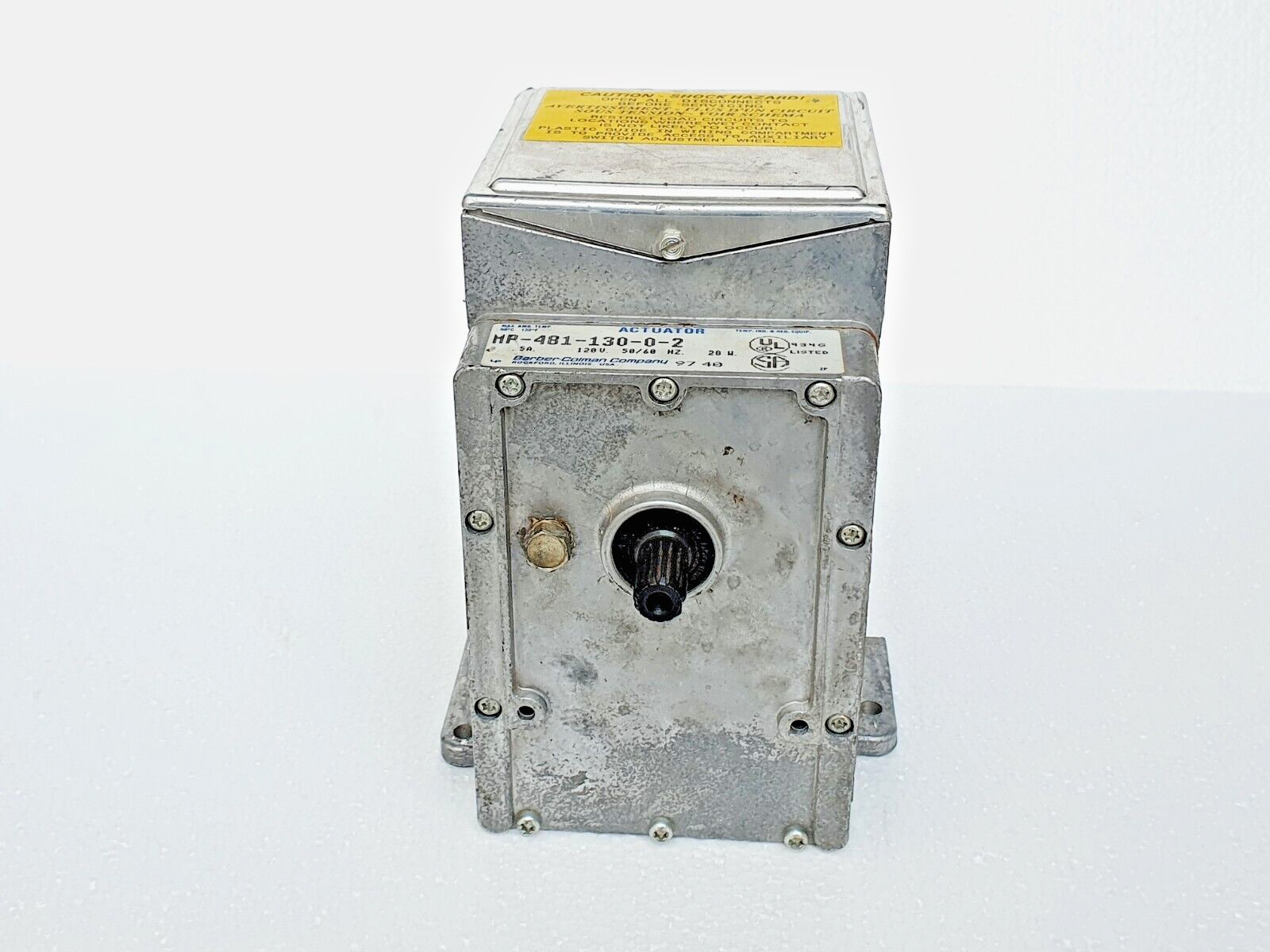 BARBER COLMAN MP-481-130-0-2 Damper Actuator, 220 lb torque, 120V # NEW