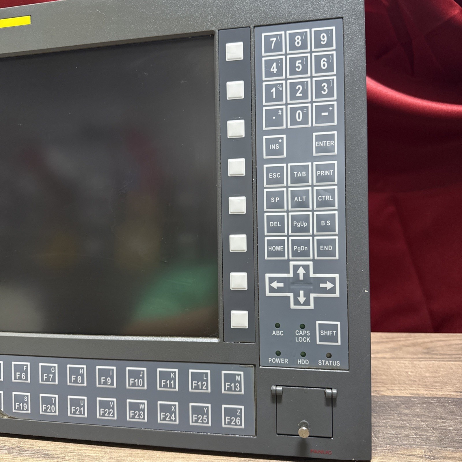 FANUC 180i A13B-0196-B412 PANEL; A08B-0084-D432 BASE UNIT; A08B-0084-C120/F