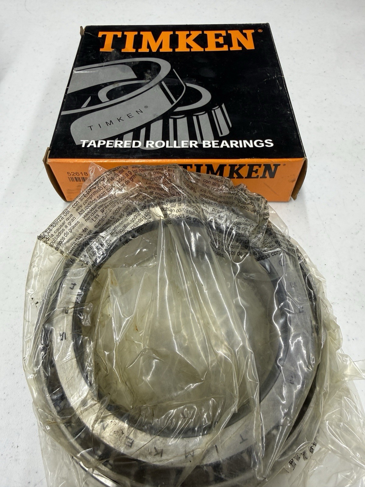 TIMKEN 52400 Bearing And 52618 Cup (NEW IN BOX)
