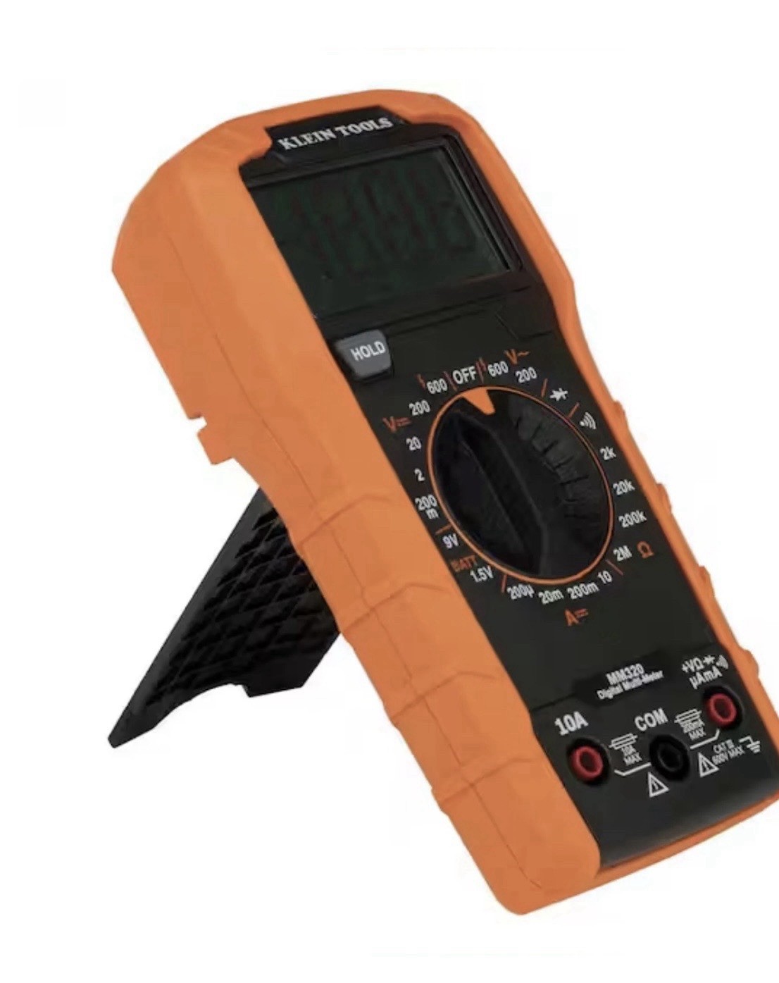 Klein Tools MM320 Digital Multimeter CAT III 600V Manual-Ranging Waterproof