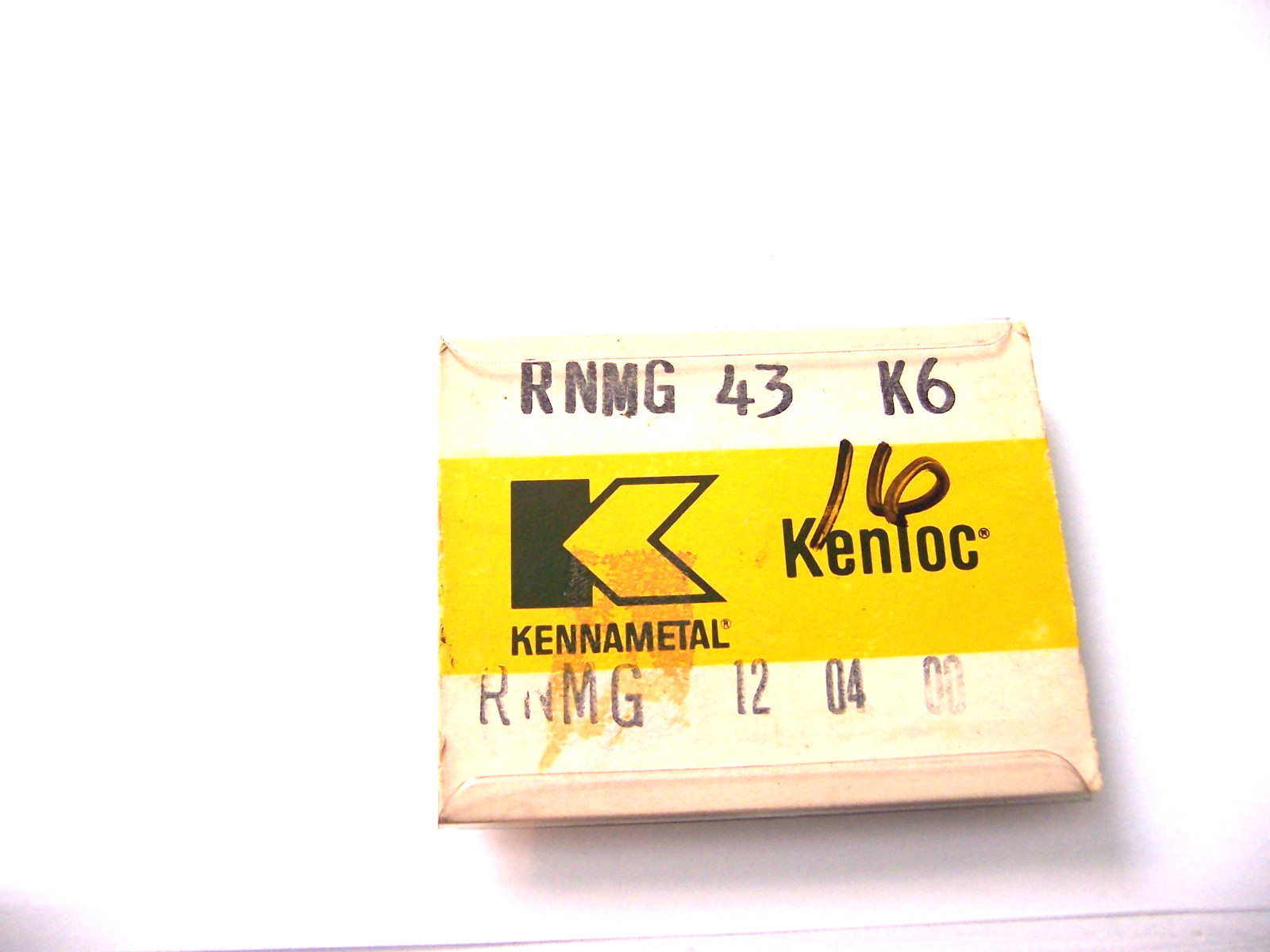 New 8 Pcs – RNMG 43E Grade K6 Kennametal Inserts