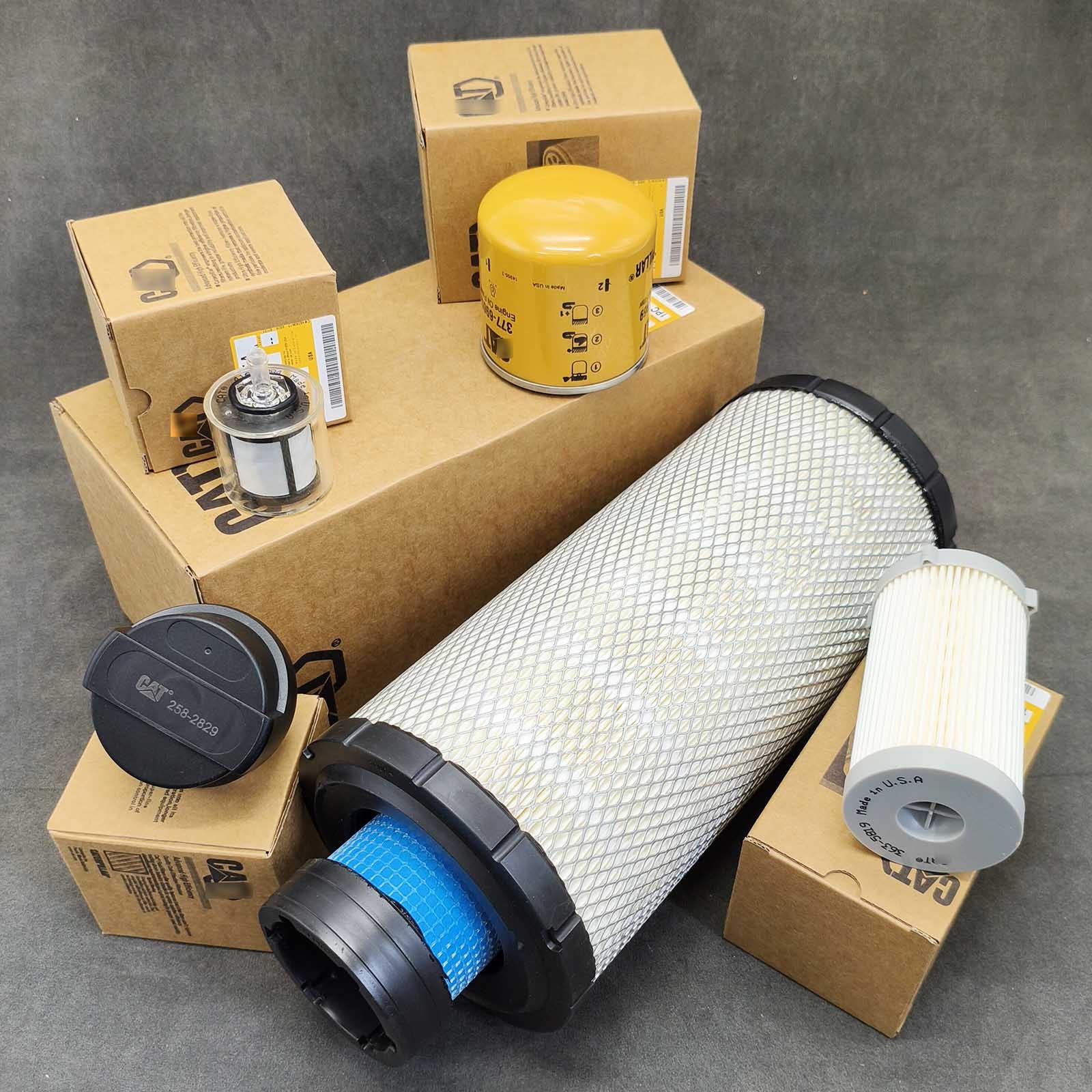 New Complete Filter Service Kit for Caterpillar 236D 242D 262D 272D 259D 289D