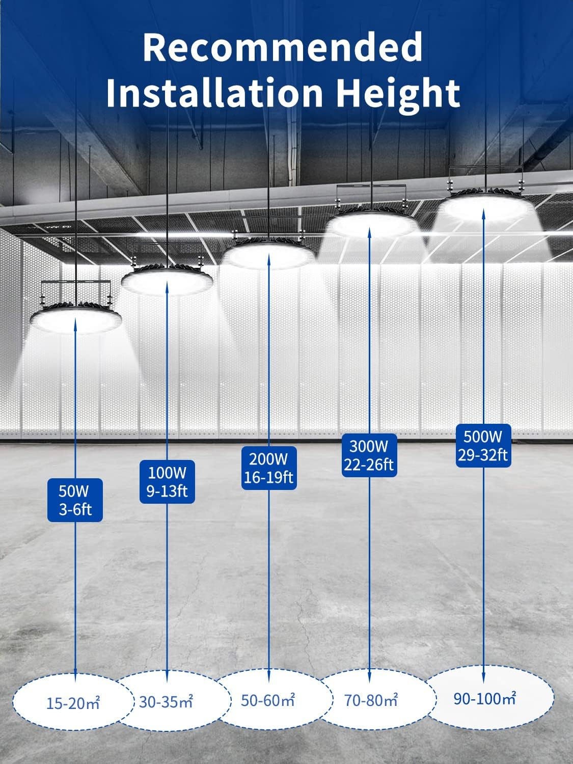 10 Pack 200W UFO LED High Bay Light Shop Industrial Commercial Factory GYM LAMP