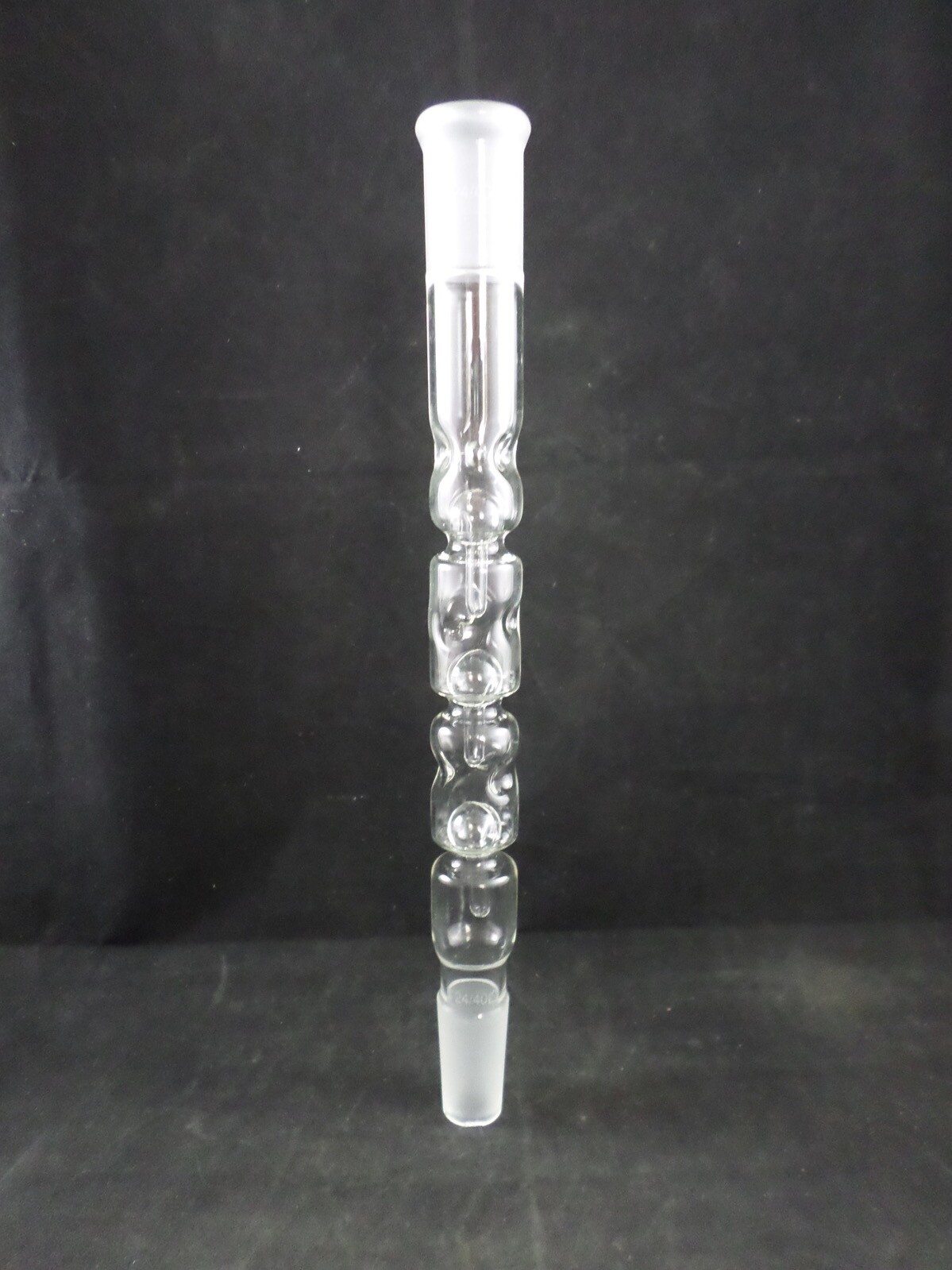 KONTES Glass Vigreux Column 8” E.L. 24/40 ST 3-Chamber Snyder Distillation 1/CS