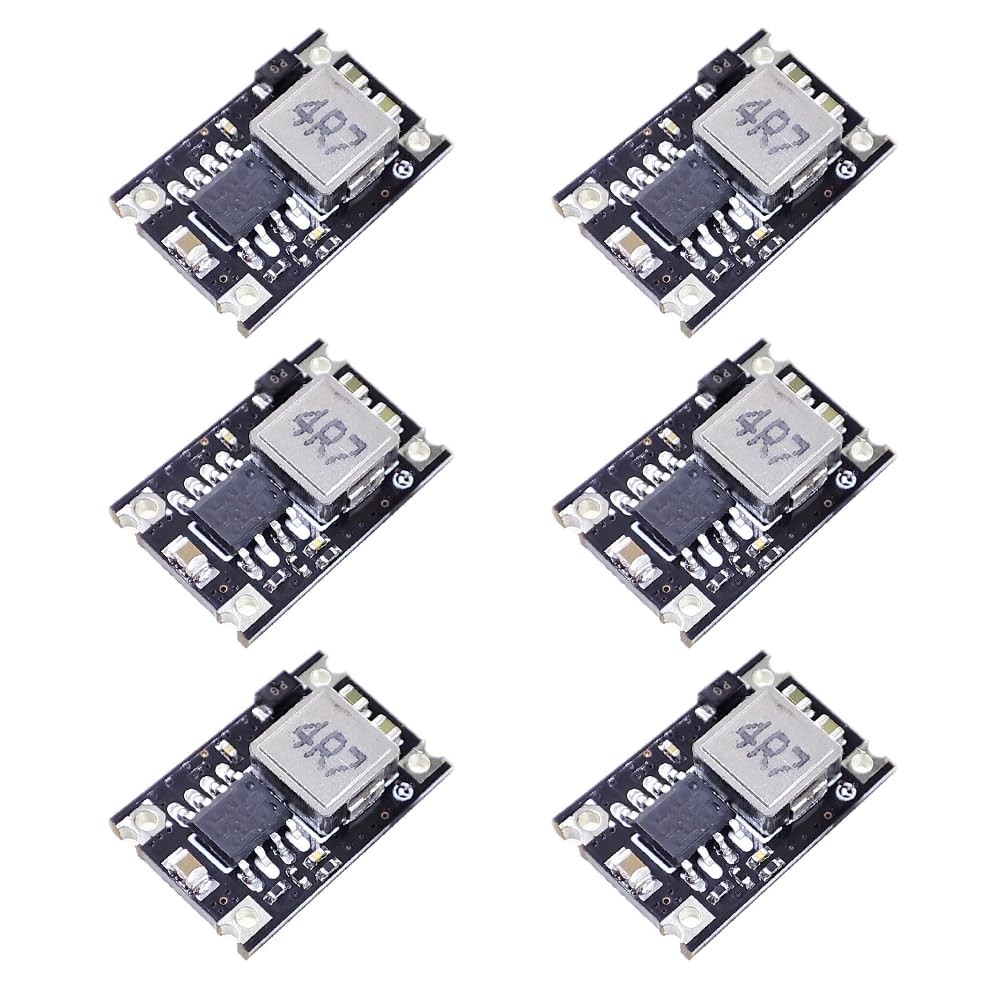 5V Regulator 6pcs Mini Reducer DC 5-30V 12V 24V Buck to Black