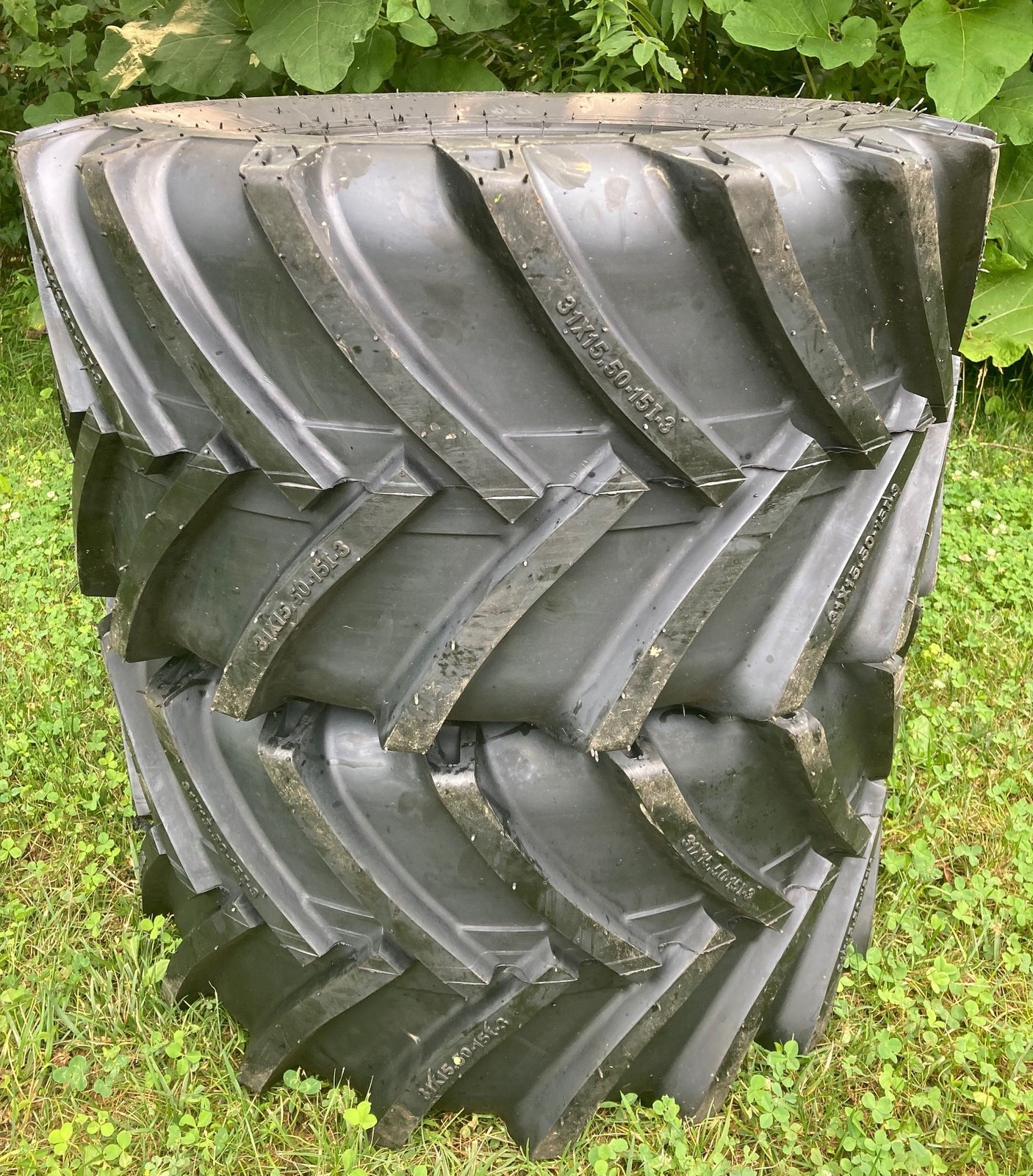 2 NEW 31X15.5-15 Trencher Tires -I-3 Tread -12 PR -31-15.50-15 -Forerunner QH645