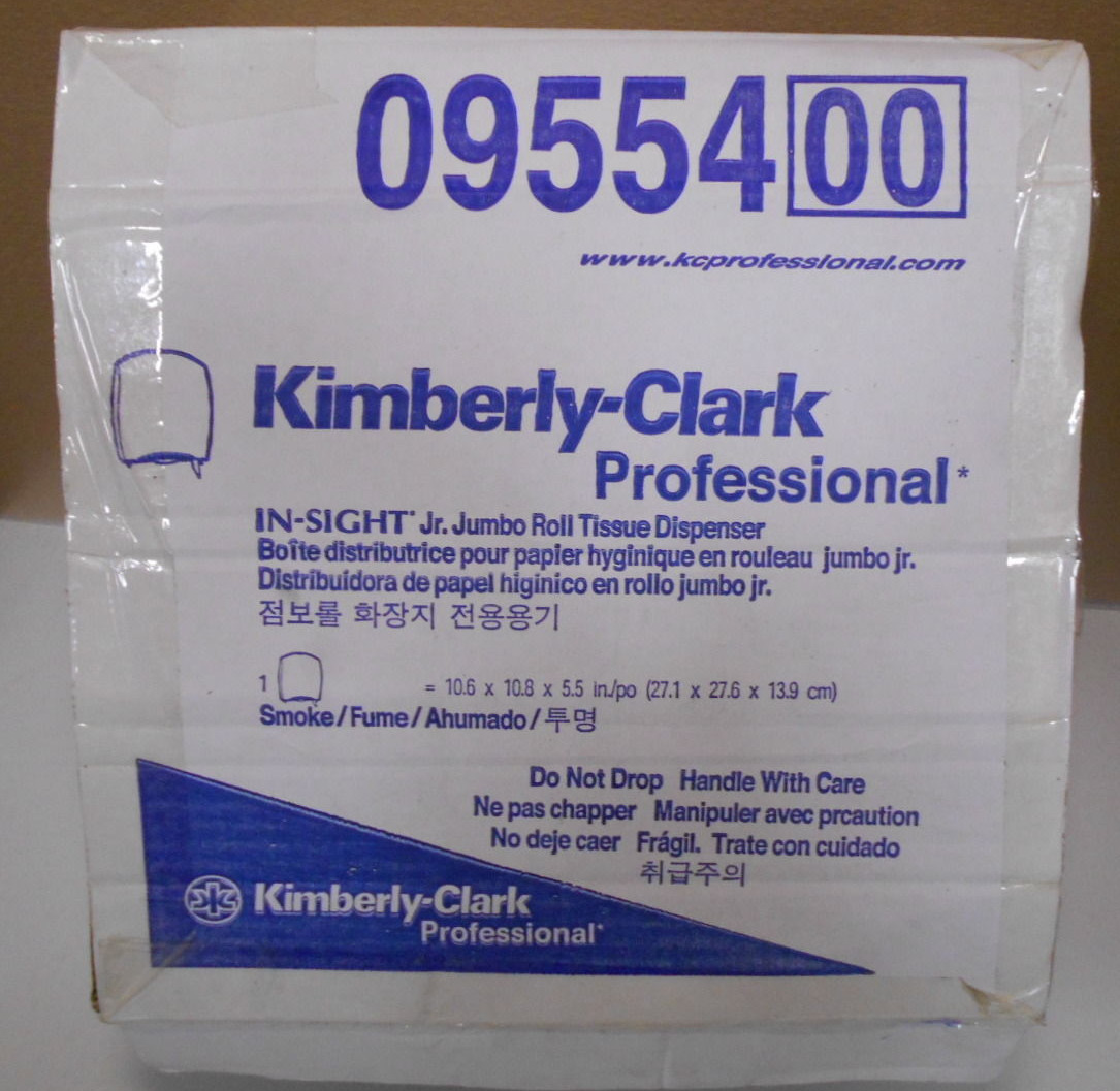 Kimberly-Clark 09554 In-Sight JR Jumbo Roll Tissue Dispenser Smoke