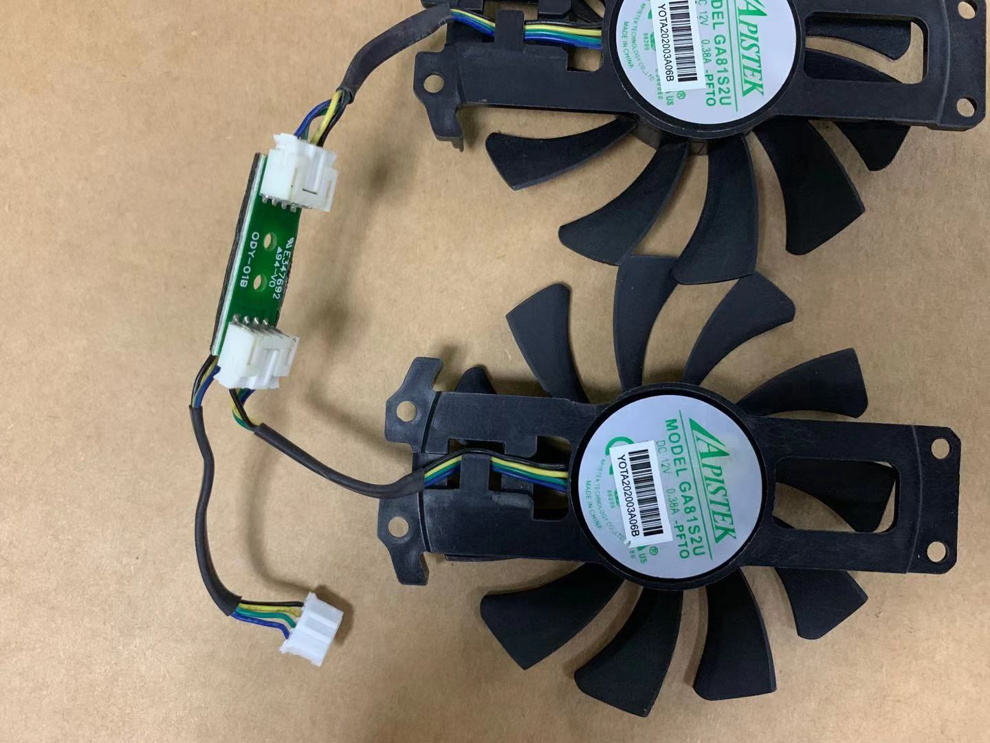 1pcs GeForce card fan GA81S2U 4-wire temperature control GTX 970 4GB