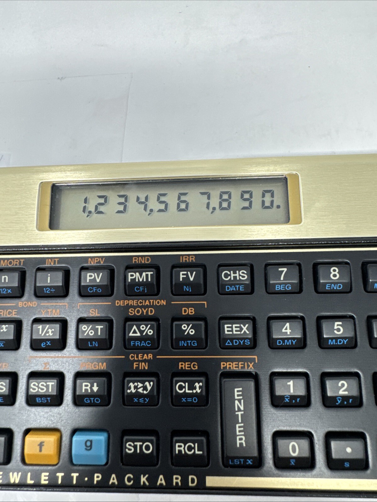 Vintage HP 12C Financial Calculator w/Original Cover, – Tested/works