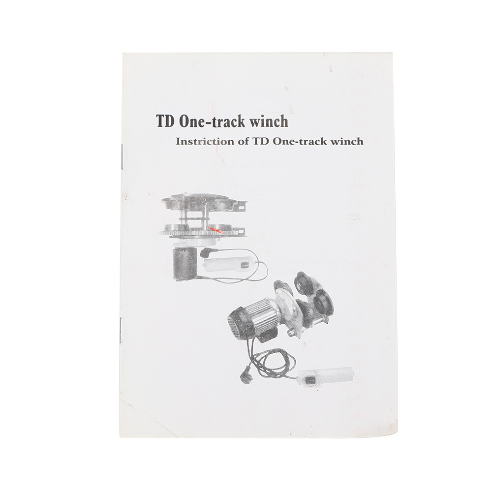 Electric Wire Rope Hoist Trolley Overhead Motor Winch Hoist Garage Crane 2200lbs