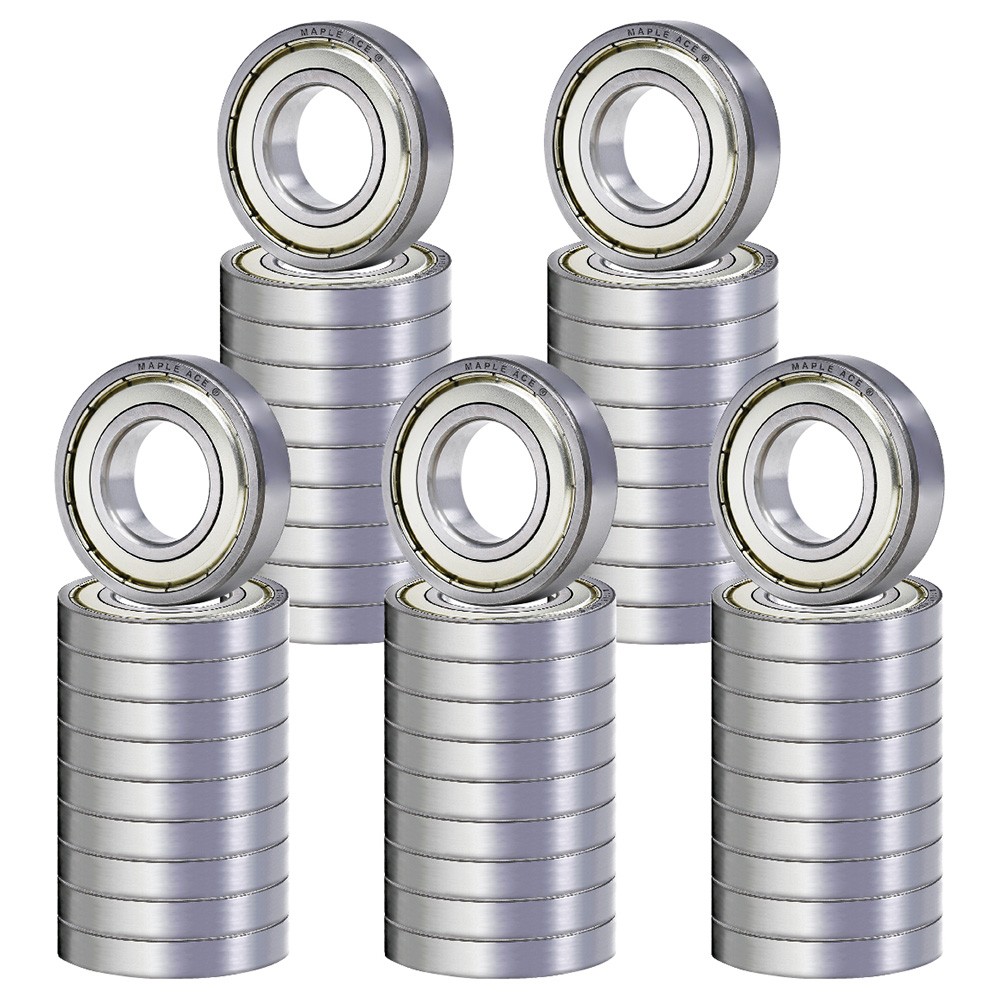 6201-ZZ Ball Bearing 12x32x10mm 6201 ZZ Metal Shielded (Qty 50)