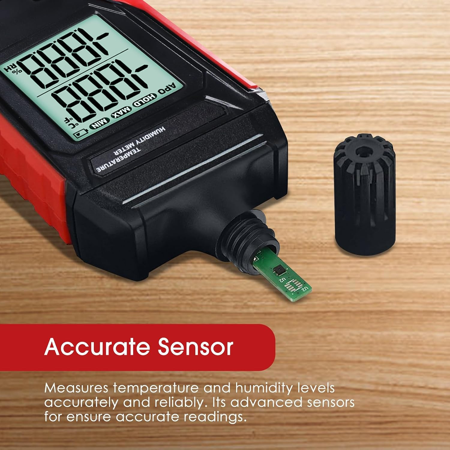 Humidity Temperature Meter, High Precision Digital Psychrometer HVAC
