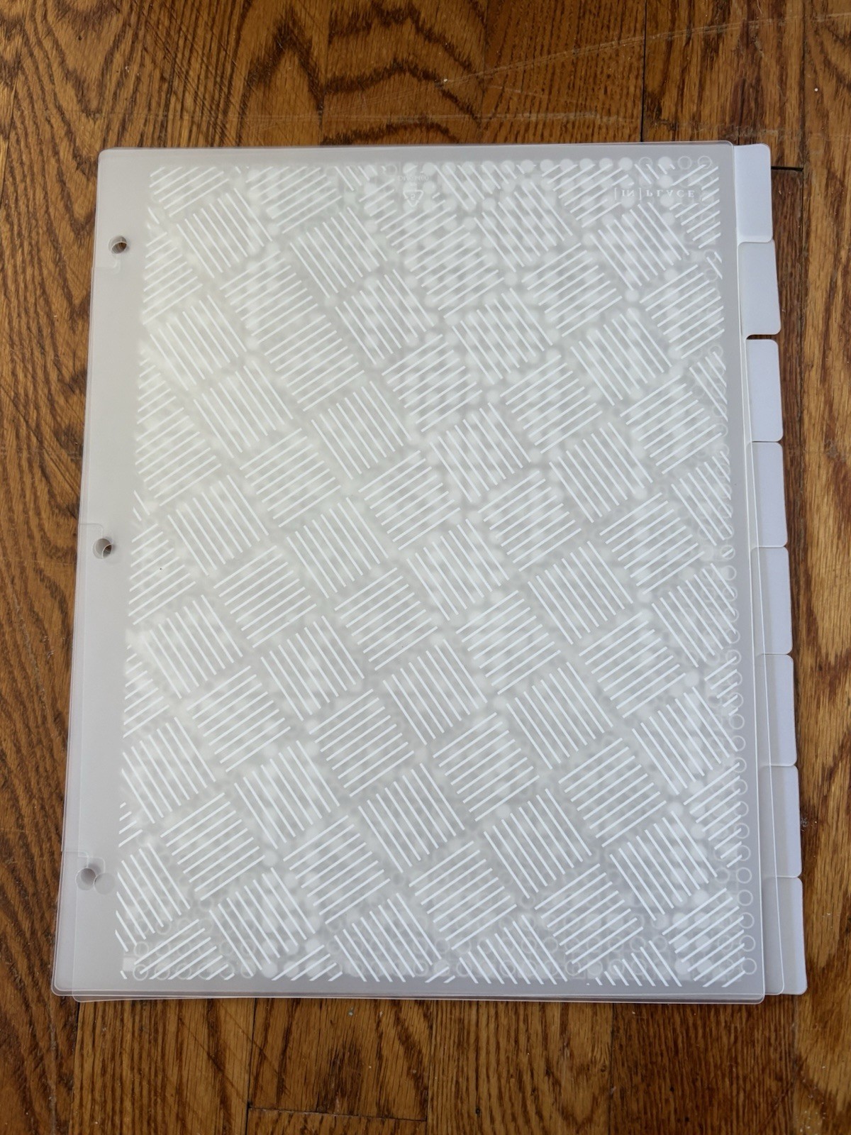 3-Ring Binder Index Dividers 8.5 x 11 Plastic Easy Out Clear Graphic Designs