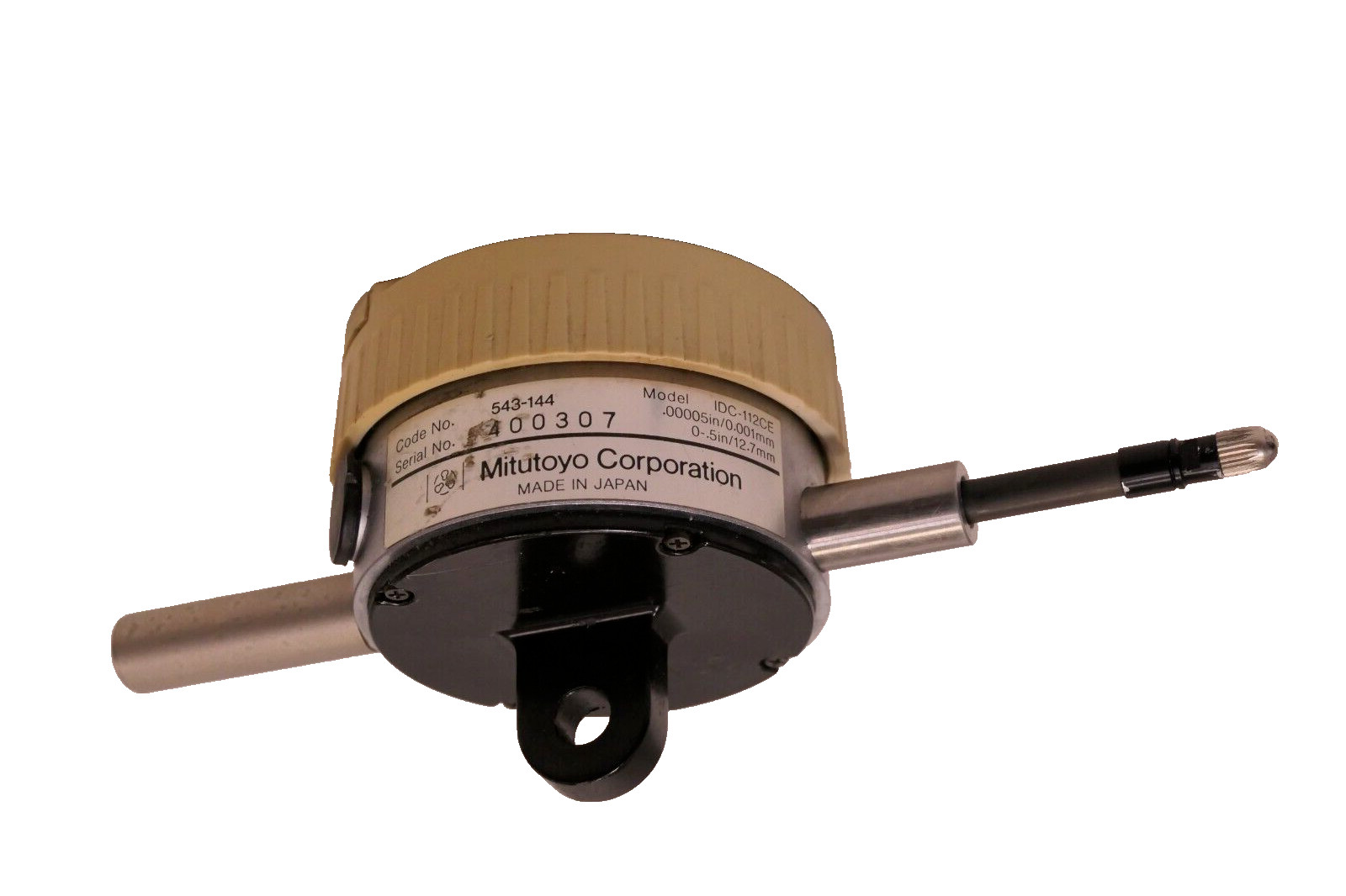 Mitutoyo Electronic Digital Indicator – 0-5in/12.7mm IDC-112CE
