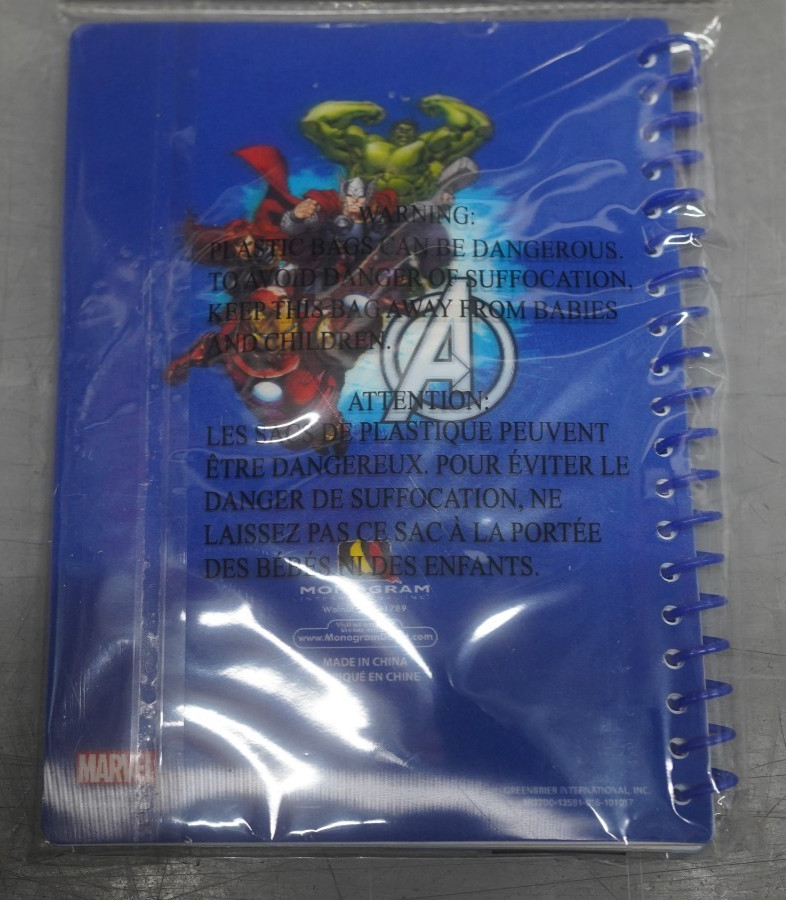 MARVEL AVENGERS 3D WRITING JOURNAL FOR NOTES SCHOOL OR DIARY NEW SEALED