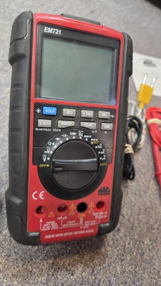MAC TOOLS EM721 DIGITAL MULTIMETER (APX028579)