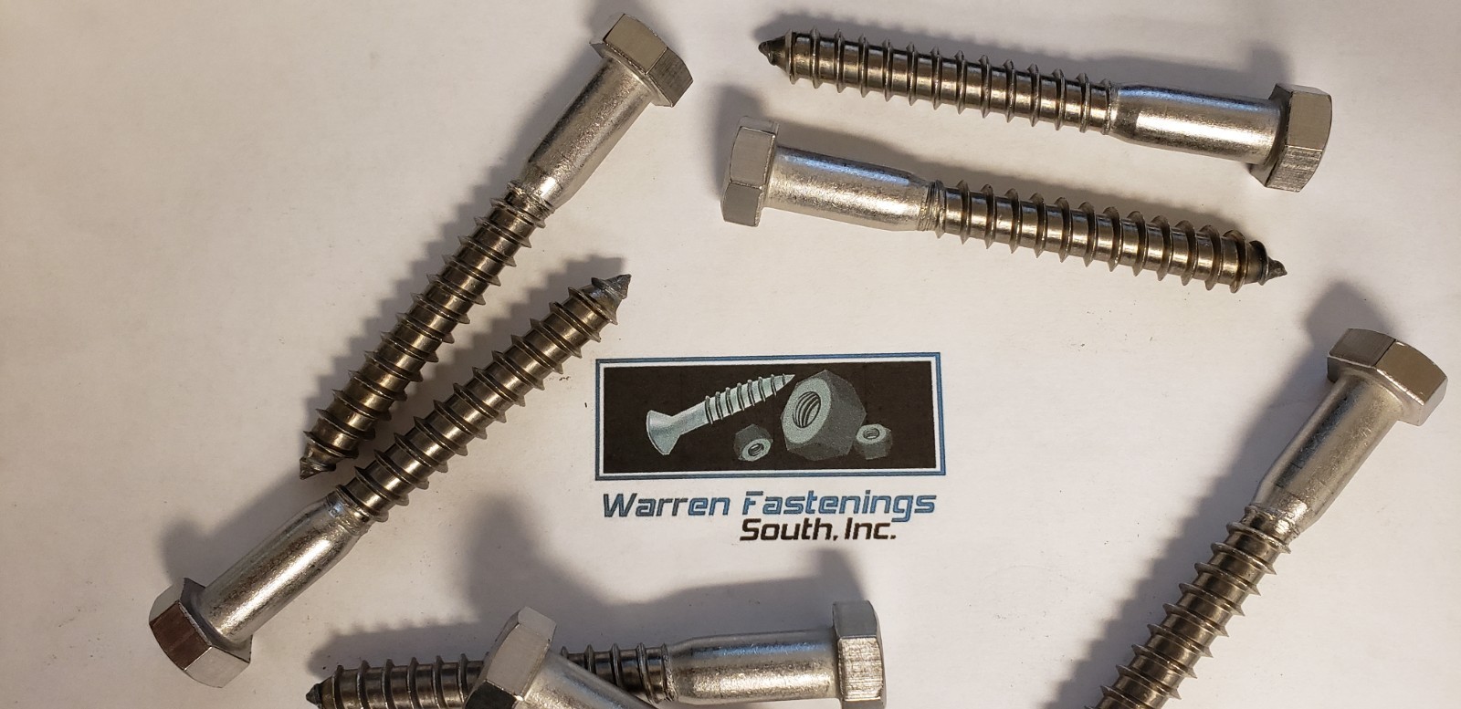 12 1/2 X 6 18-8 Stainless Steel Hex Head Lag Screws