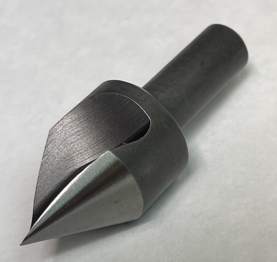 KEO HS 1-CL-60 1 FLUTE 2-3/4″ OAL 60° HIGH SPEED STEEL COUNTERSINK (26MY139)