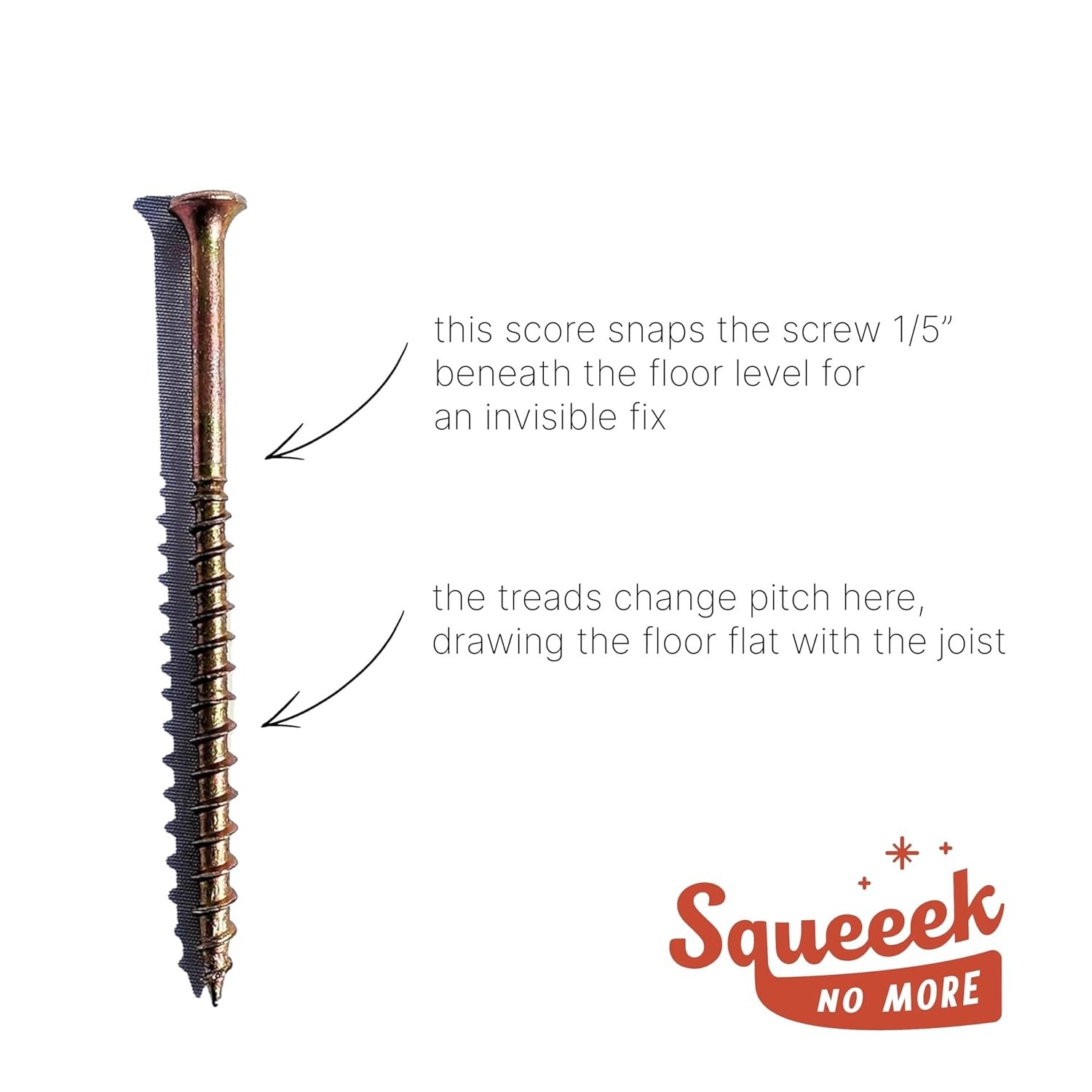 Squeak Replacement Screw 50 Count