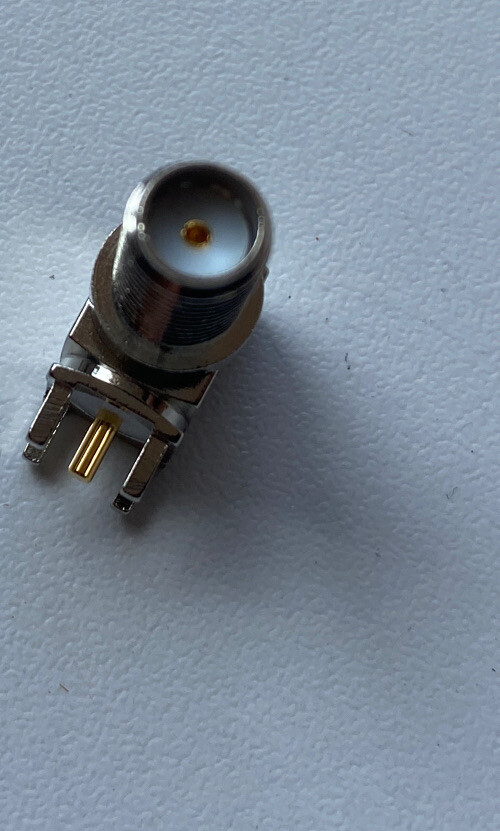 (10 NEW) MOLEX 73251-2201 Gold RF/Coaxial Connector SMA Coaxial Right Angle Jack